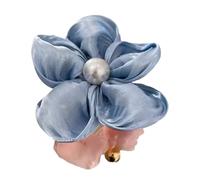 Fascia per capelli floreale ad alta elasticità con perle grande corda per capelli adatta per donne di diverse età alla ricerca di stili Ornamento per capelli alla moda