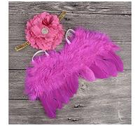 Fascia Per Capelli Golden Silver Angel Feather Wings with Leaves Fascia Ragazze Regali di compleanno Gifts Puntelli Neonato Accessori Fascia Per Capelli Donna(13)
