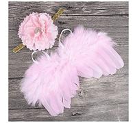 Fascia Per Capelli Golden Silver Angel Feather Wings with Leaves Fascia Ragazze Regali di compleanno Gifts Puntelli Neonato Accessori Fascia Per Capelli Donna(9)