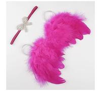 Fascia Per Capelli Golden Silver Angel Feather Wings with Leaves Fascia Ragazze Regali di compleanno Gifts Puntelli Neonato Accessori Fascia Per Capelli Donna(19)