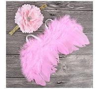 Fascia Per Capelli Golden Silver Angel Feather Wings with Leaves Fascia Ragazze Regali di compleanno Gifts Puntelli Neonato Accessori Fascia Per Capelli Donna(10)