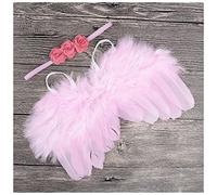 Fascia Per Capelli Golden Silver Angel Feather Wings with Leaves Fascia Ragazze Regali di compleanno Gifts Puntelli Neonato Accessori Fascia Per Capelli Donna(37)