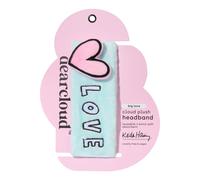 Fascia per capelli in peluche a forma di nuvola di DearCloud x Keith Haring, per lavare il viso, il trucco e la cura di s (Big Love)