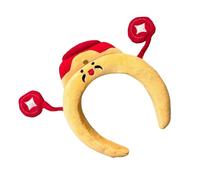 Fascia per capelli in peluche a tema festival Dio della ricchezza/testa di drago per lavaggio viso per varie età e vacanze a tema eventi a tema fascia per capelli