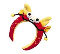 Fascia per capelli in peluche Dio della ricchezza per feste di festival e Capodanno cinese festa di festa del fumetto lavaggio del viso fascia per capelli a tema fascia per capelli