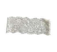 Fascia per capelli in pizzo, accessorio decorativo con fiori, bianco | acconciatura dei capelli, preparazione del trucco, abbigliamento casual per pendolari, finitura
