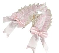 Fascia per capelli in pizzo per ragazze, accessorio per capelli (rosa)
