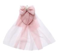 Fascia per capelli in rete con fiocco dolce e fiabe, comoda da indossare per bambini per compleanni ed eventi fotografici
