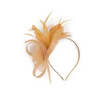 Fascia per capelli in rete per donna anni '20 tulle piumato cerchietto elegante abito da sera fascia accessorio per feste cosplay Hairhoop