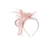 Fascia per capelli in rete per donna anni '20 tulle piumato cerchietto elegante abito da sera fascia accessorio per feste cosplay Hairhoop