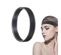 Fascia per capelli in silicone, antiscivolo, antiscivolo, anti-sudore, regolabile, per uomini e donne, trasparente, comoda fascia per parrucca per mantenere la parrucca in posizione per yoga e sport