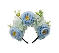 Fascia per capelli in stile etnico floreale, per cosplay, feste, festival, per donne e ragazze, da indossare tutti i giorni o occasioni speciali