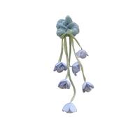 Fascia per capelli in tulle con frangia floreale per coda di cavallo, trecce, nappe floreali