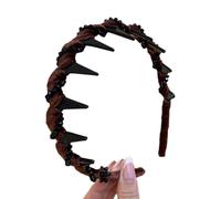 Fascia per capelli in velluto scintillante, antiscivolo, design ondulato, comodo accessorio per lo styling dei capelli, per donne e ragazze, fasce in velluto che si muovono come ondulate