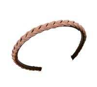 Fascia per capelli intrecciata antiscivolo con impugnatura per la cura della pelle Lavaggio del viso Forte tenuta sulla frangia laterale Accessori per lo styling dei capelli Lavaggio del viso Fascia