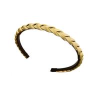 Fascia per capelli intrecciata antiscivolo con impugnatura per la cura della pelle Lavaggio del viso Forte tenuta sulla frangia laterale Accessori per lo styling dei capelli Lavaggio del viso Fascia