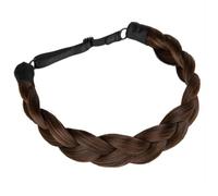 Fascia per capelli intrecciata da donna, ad alta elasticità, accessorio alla moda per donne in cerca di moda