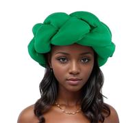 Fascia per capelli intrecciata esagerata farcita grande fascia morbida africana fasce per capelli per donne accessori per la testa della festa di nozze