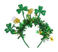 Fascia per capelli irlandese con strisce verdi per festa divertente accessorio per capelli per il giorno di San Patrizio