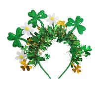 Fascia per capelli irlandese con strisce verdi per festa divertente accessorio per capelli per il giorno di San Patrizio