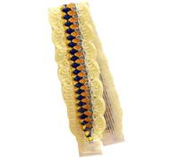 Fascia per capelli lavorata a maglia con chiusura magica morbida elastica per donne e uomini accessorio alla moda retrò opzione di colore multipla cravatta per capelli alla moda multifunzionale