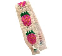 Fascia per capelli lavorata a maglia con chiusura magica morbida elastica per donne e uomini accessorio alla moda retrò opzione di colore multipla cravatta per capelli alla moda multifunzionale