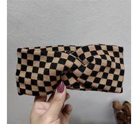 Fascia Per Capelli Lavorata A Maglia Per Donna Cerchietto for capelli semplice in maglia larga autunno e inverno (Color : Brown, Size : Free Size)