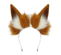 Fascia per capelli leggera con orecchie di gatto, ideale per convegni cosplay ed eventi a tema, chiusura in metallo multifunzionale