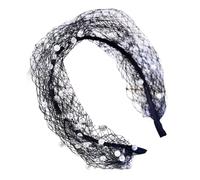 Fascia per capelli mistica per matrimonio, velo con perle, per cerimonie e cerimonie