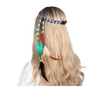 Fascia Per Capelli Moda for donna Accessori for capelli Peacock Piuma Turbante Le signore Regola Hairband Fascia Per Capelli Donna(CB0341-E)