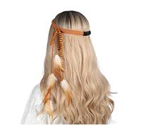 Fascia Per Capelli Moda for donna Accessori for capelli Peacock Piuma Turbante Le signore Regola Hairband Fascia Per Capelli Donna(CB0341-C)