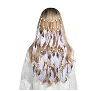 Fascia Per Capelli Moda for donna Accessori for capelli Peacock Piuma Turbante Le signore Regola Hairband Fascia Per Capelli Donna(CB0334-C)