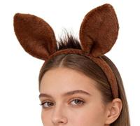 Fascia per capelli, morbida, multiuso, in peluche, per lavare il viso, per feste di Capodanno lunare, balli in maschera, viaggi e vacanze