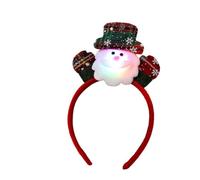 Fascia per capelli natalizia illuminata fasce per capelli natalizie con LED illuminate Fascia per capelli natalizia Fascia per travestimenti eleganti Festa di Natale Fascia per capelli natal