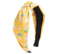 Fascia per capelli pasquale stampata, fascia larga per Pasqua Decorazioni | Cerchietto pasquale primaverile multiuso per viaggi, balli, feste, matrim