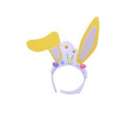 Fascia per capelli per acconciature con fiori, per divertimento, in pizzo increspato