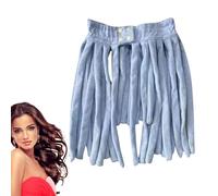 Fascia per capelli per arricciacapelli senza calore, set per arricciacapelli senza calore,Ferro arricciacapelli con cuffia per capelli asciutti 2 in 1 | Bigodini, assorbono rapidamente l'acqua, forme