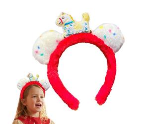 Fascia per capelli per Capodanno 2026, 2026, anno del cavallo, graziosa fascia per capelli per cabina fotografica, per ragazzi, fan della , studenti, festival, partecipanti, eventi, ospiti
