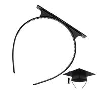 Fascia per capelli per cappello graduato, 11,5 x 14 x 2 cm 2 pezzi anti-caduta, supporto per cappello per laurea | per studenti adolescenti insegnante celebrazione cerimonia formale