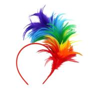 Fascia per capelli per carnevale, vestibilità comoda, 20 x 20 cm, Fe A-tHer, fascia per le vacanze, comoda da usare, per donne, celebrazioni stagionali, riunioni di famiglia, concerti, eventi, scuola