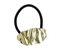 Fascia per capelli per coda di cavallo - Supporto geometrico cavallo, chiusura elegante con finitura dorata e leggera, accessorio alla per ragazze, donne, amici, famiglia, compleanni,