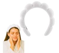 Fascia per capelli per la cura della pelle, per lavare viso e trucco, fascia per capelli da donna, in tessuto, per spa e routine di cura della pelle, perfetta per il lavaggio del viso e l'applicazione