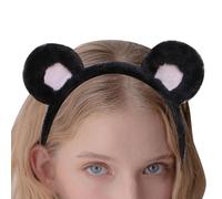 Fascia per capelli per la cura e orecchie 'orso, Fascia per capelli per la cura e orecchie 'orso | Orecchio da orso per il trucco in morbido peluche,Fascia per capelli per costumi, orecchie per