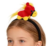 Fascia per capelli per l'anno 2026, in peluche, per bambini, per feste, trucco, palcoscenico, cosplay, Natale, vacanze, giardino, uso quotidiano, inverno all'aperto