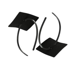 Fascia per capelli per laurea - anticaduta per laureati | fascia per capelli ferma anticaduta nera con inserto adesivo | accessorio per laureati