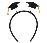 Fascia per capelli per laureati per laureati, piccolo cappello da laurea, clip laterale antiscivolo, decorazione per feste di laurea
