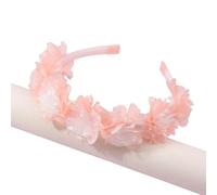 Fascia per capelli per ragazze, 12 cm x 13,5 cm, elegante fascia per capelli, accessorio per capelli, per tutti i giorni, compleanno, feste, vacanze, battesimi, carnevale, rosa