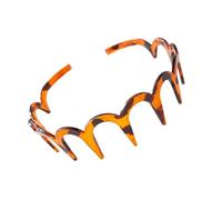 Fascia per capelli per ragazze, fascia a Z e fascia per capelli | No Slip Shark Tooth Hair Hoop Washing Face Accessories, Wavy Comb Headband for Men Girls