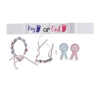 Fascia per capelli per ragazzo e ragazza, fascia decorativa per maternità, fascia per genere, per gravidanza