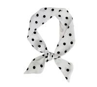 Fascia per capelli per vestire abbigliamento decorazione collo fascia portatile regalo fascia per capelli vestito decorativo copricapo cravatta bianca
